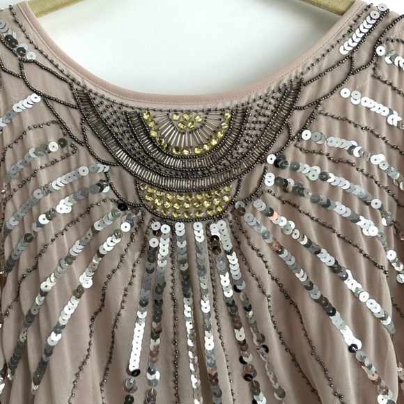 NWT Bebe Mini Dress Sequin Dolman Sleeve Cocktail Holiday Party Clubwear Date XS - Picture 6 of 8